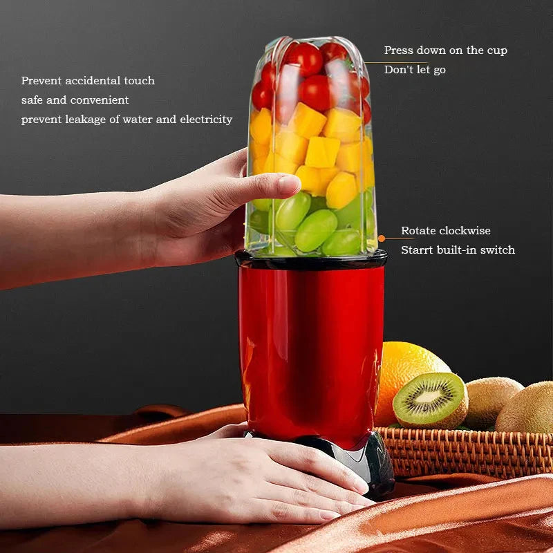 Electric Juicer Portable Automatic Fruit Blender Multifunctional Household