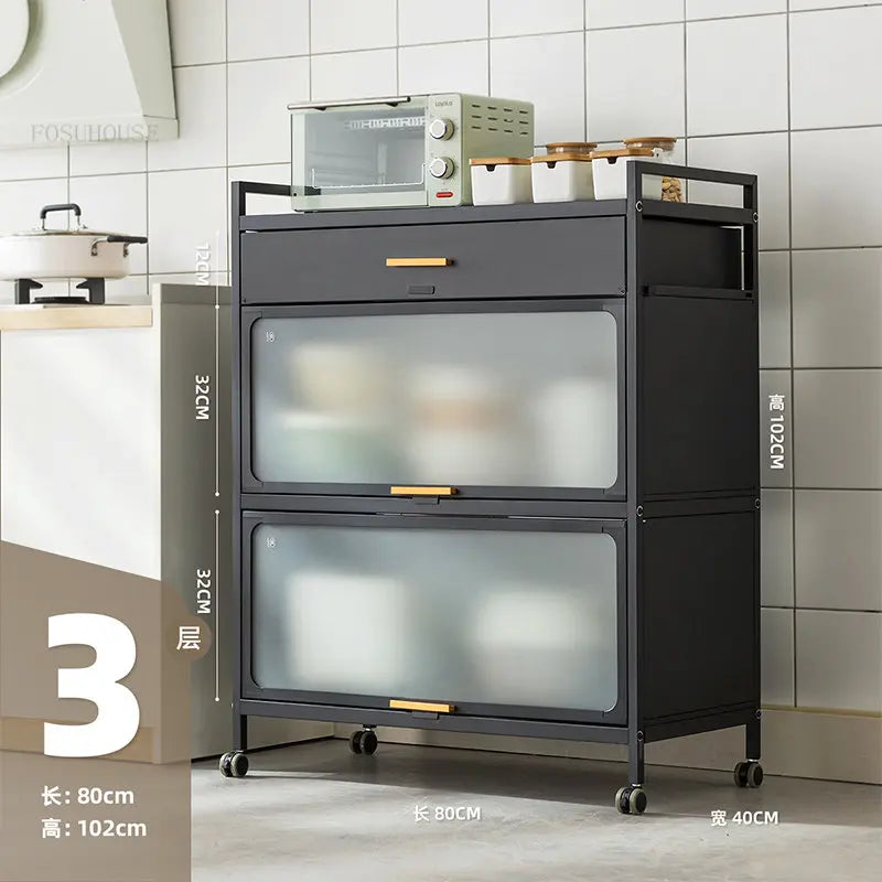 Mobile Kitchen Cabinets Racks Modern Kitchen Furniture  Storage Cabinet