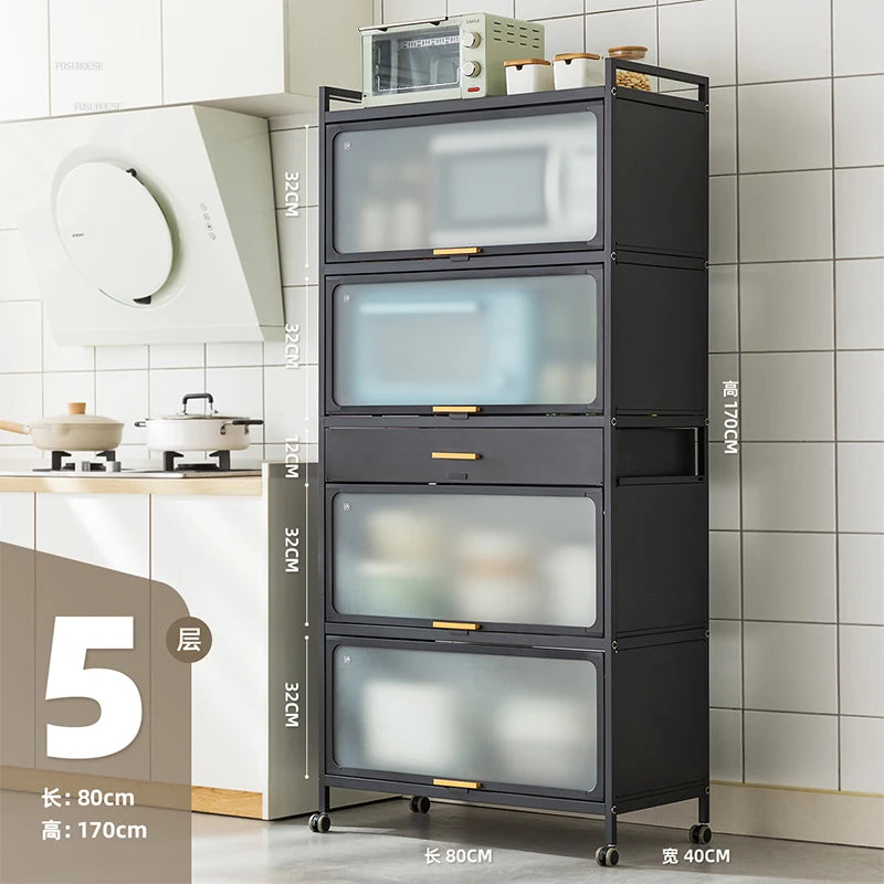 Mobile Kitchen Cabinets Racks Modern Kitchen Furniture  Storage Cabinet