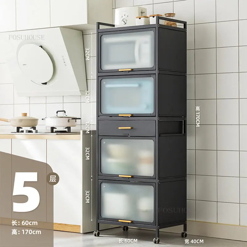 Mobile Kitchen Cabinets Racks Modern Kitchen Furniture  Storage Cabinet