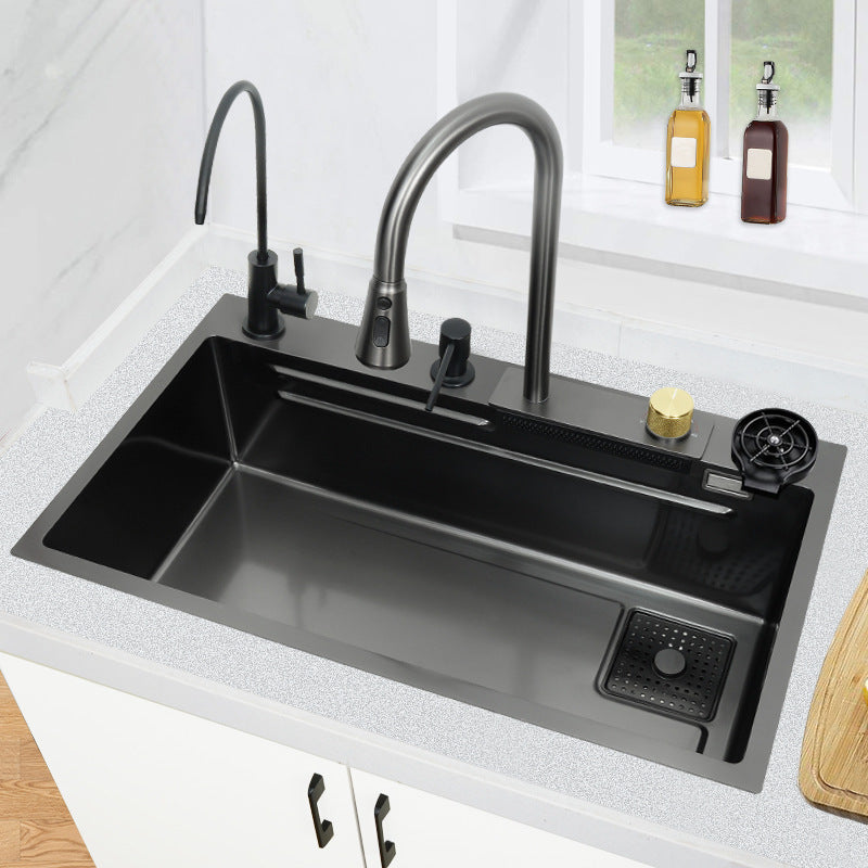 Deao Sus Kitchen Faucet Pull Out Kitchen Mixer Tap,waterfall Kitchen Faucet