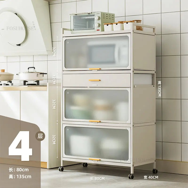 Mobile Kitchen Cabinets Racks Modern Kitchen Furniture  Storage Cabinet