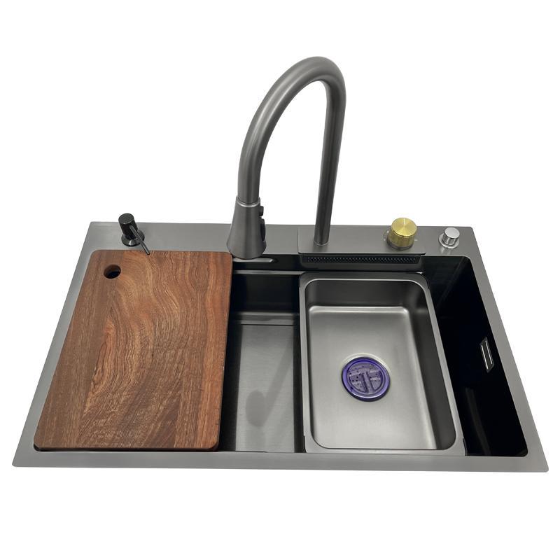 Deao Sus Kitchen Faucet Pull Out Kitchen Mixer Tap,waterfall Kitchen Faucet