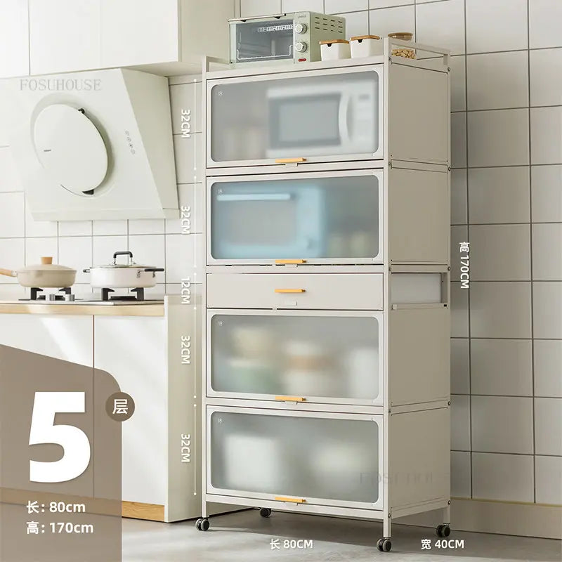 Mobile Kitchen Cabinets Racks Modern Kitchen Furniture  Storage Cabinet