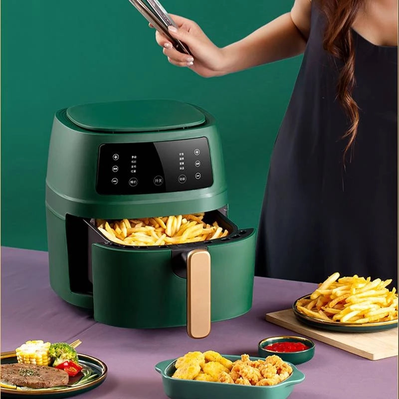 5L Oil Free Chicken Rotisserie French Fries Ovens Deep Fryer Drying Microwave