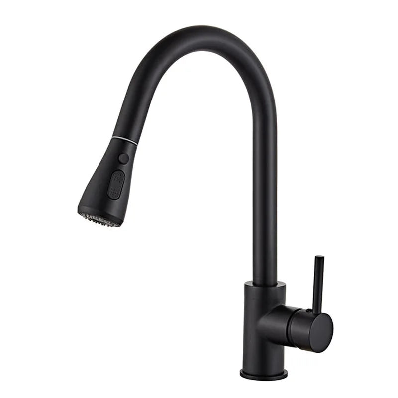 Pull Out Kitchen Faucet SDSN Gold Brushed Pull Down Kitchen Faucets Stainless