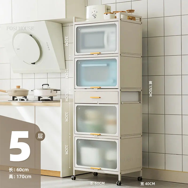 Mobile Kitchen Cabinets Racks Modern Kitchen Furniture  Storage Cabinet