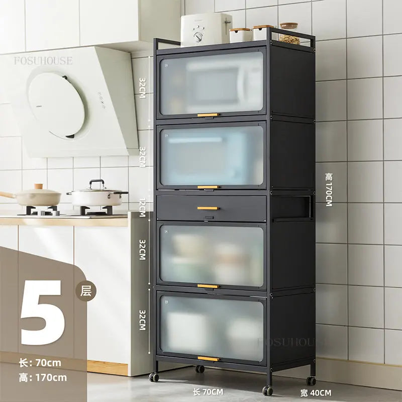 Mobile Kitchen Cabinets Racks Modern Kitchen Furniture  Storage Cabinet