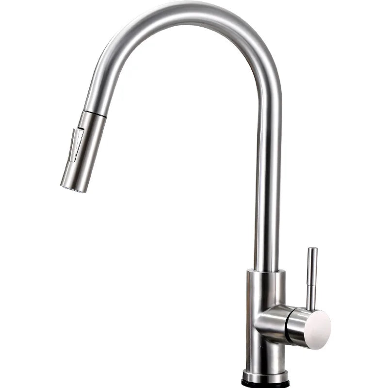 Pull Out Kitchen Faucet SDSN Gold Brushed Pull Down Kitchen Faucets Stainless