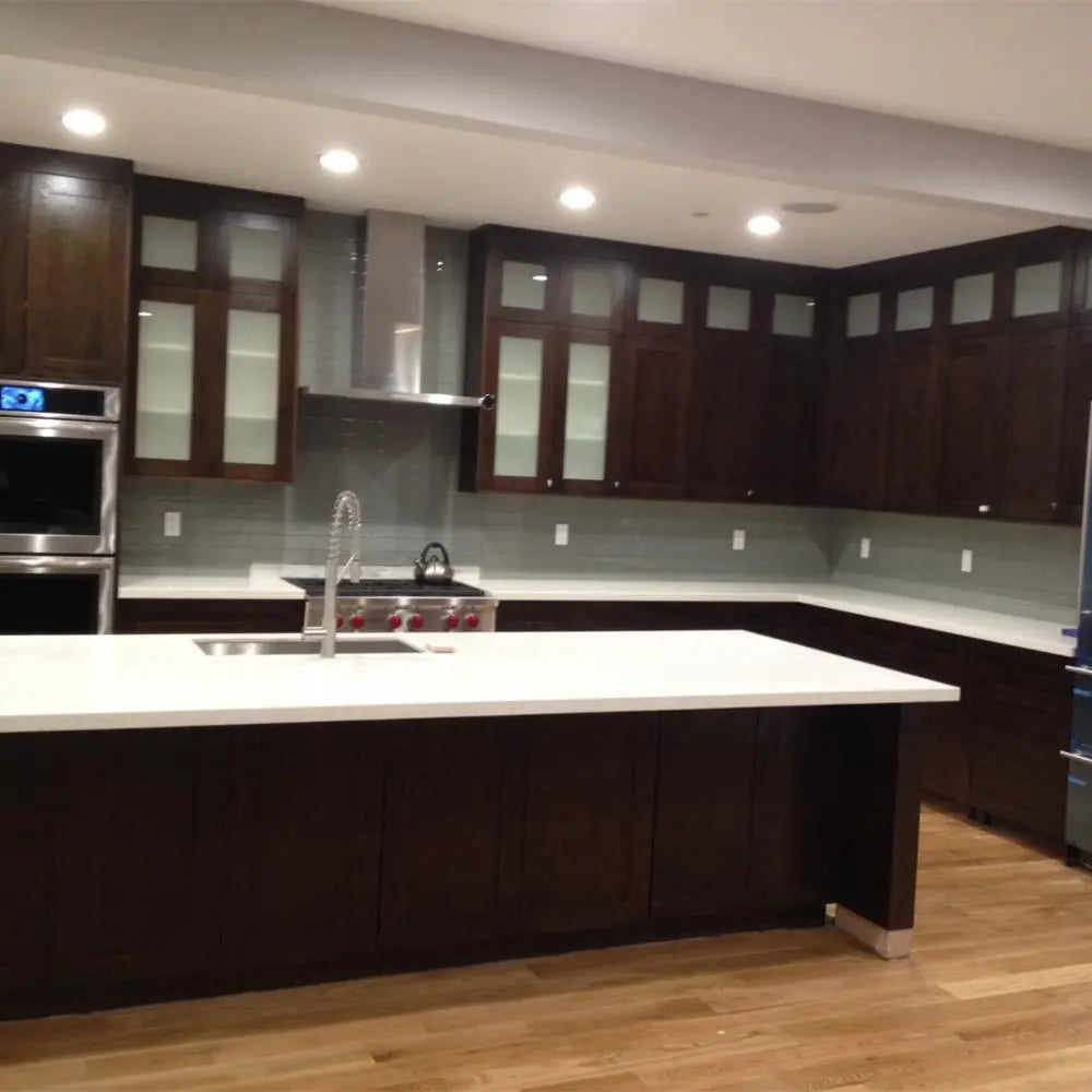 Factory Customized Shaker Style Modern Kitchen Cabinets Solid Oak Wood